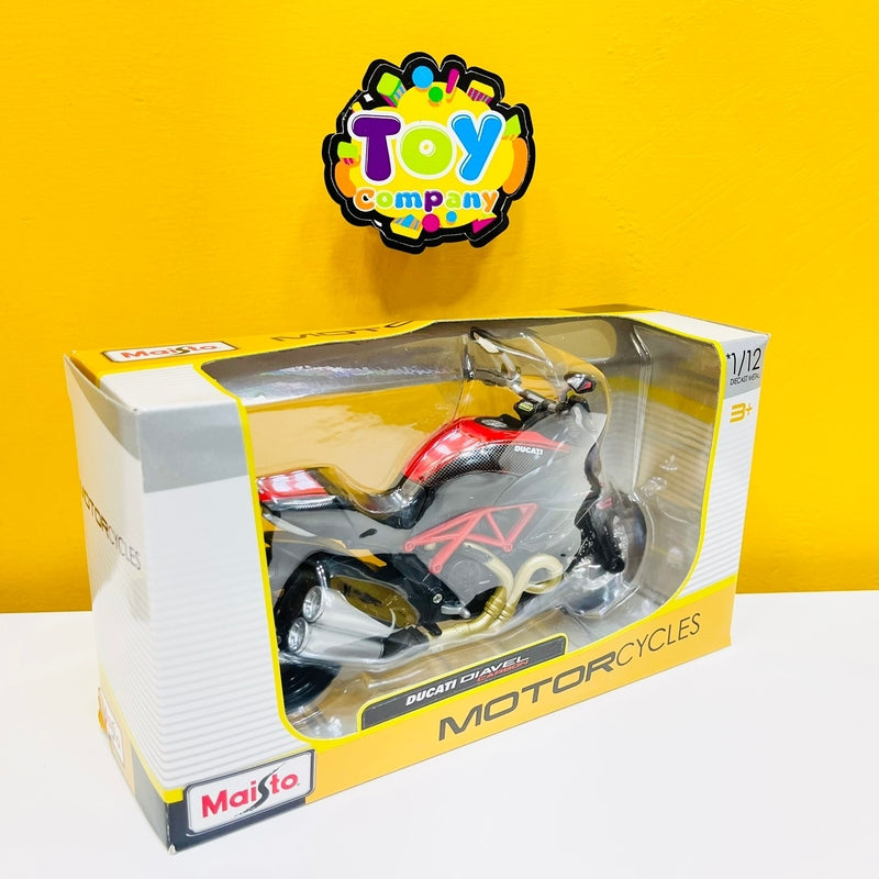 Original Maisto Diecast 1:12 Ducati Diavel Carbon