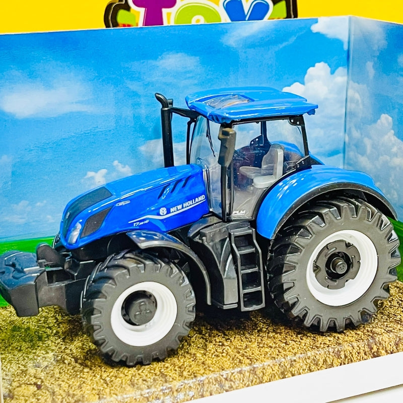 Bburago 10cm 1:43 Diecast New Holland Tractor Model