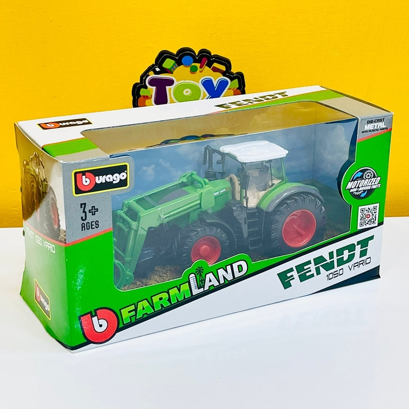 Bburago Diecast FENDT Tractor with Loader