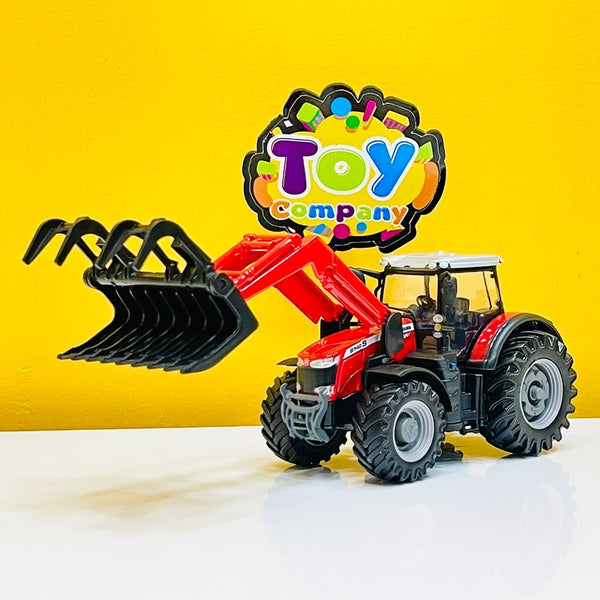 Bburago Diecast Massey Ferguson Tractor with Loader