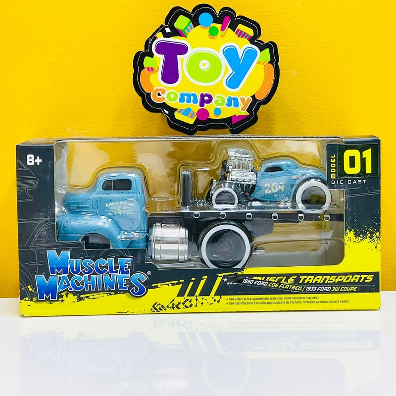Maisto Diecast 1950 Ford Flatbed with 1933 Ford Coupe