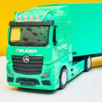 Bburago Diecast 16 Inches Mercedes Benz Trailer
