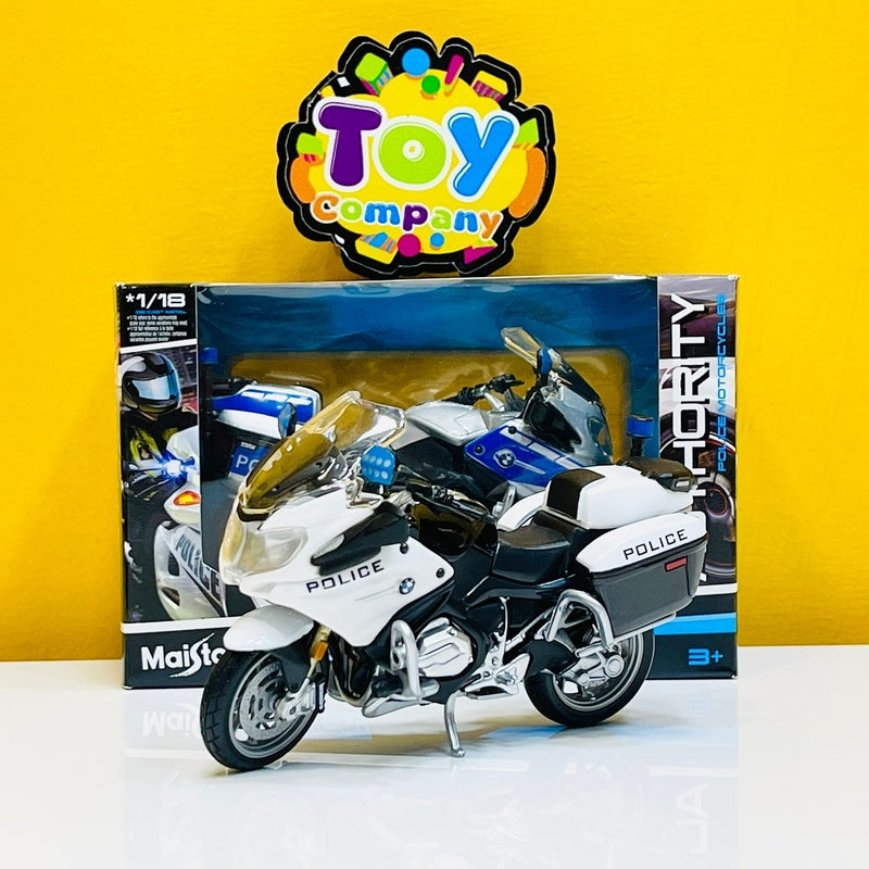 Original Maisto Diecast 1:18 BMW Police Bike