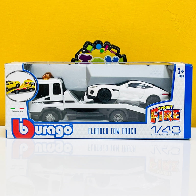 Bburago 1:43 FlatBed Tow Truck - Assortment