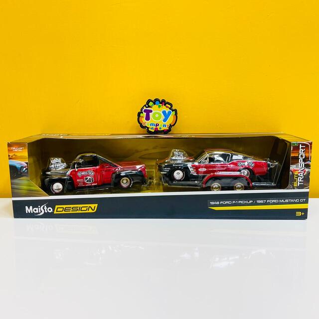 1:24 1948 Ford F1 Truck with 1967 Ford Mustang