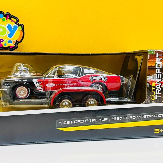 1:24 1948 Ford F1 Truck with 1967 Ford Mustang
