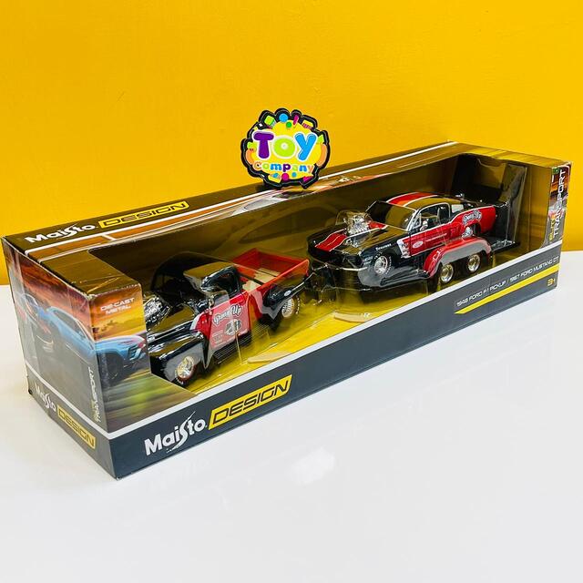 1:24 1948 Ford F1 Truck with 1967 Ford Mustang