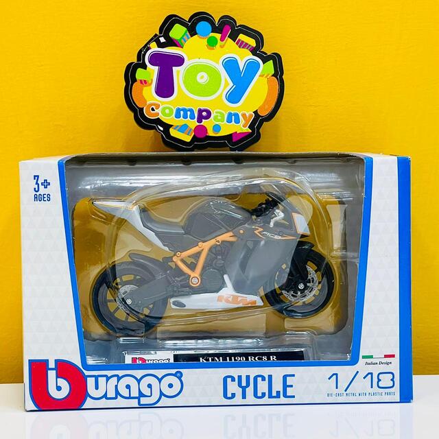 Bburago 1:18 Diecast KTM 1190 RC8 R