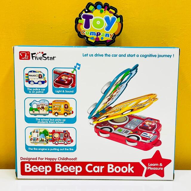 Early Education Car Book with Lights & Sound
