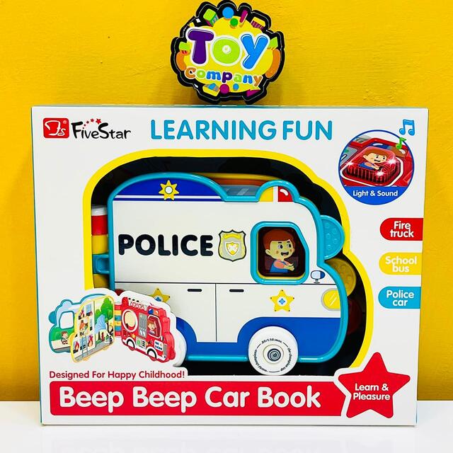 Early Education Car Book with Lights & Sound