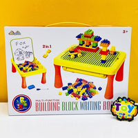 Multi-Functional Building Blocks Writing Board Table
