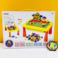 Thumbnail for Multi-Functional Building Blocks Writing Board Table