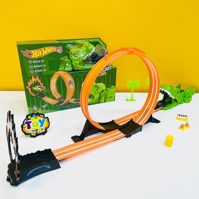 Hot Wheel Dinosaur Track Set with Car