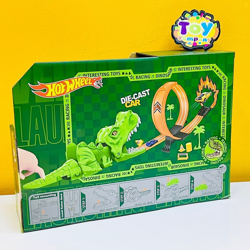 Hot Wheel Dinosaur Track Set with Car