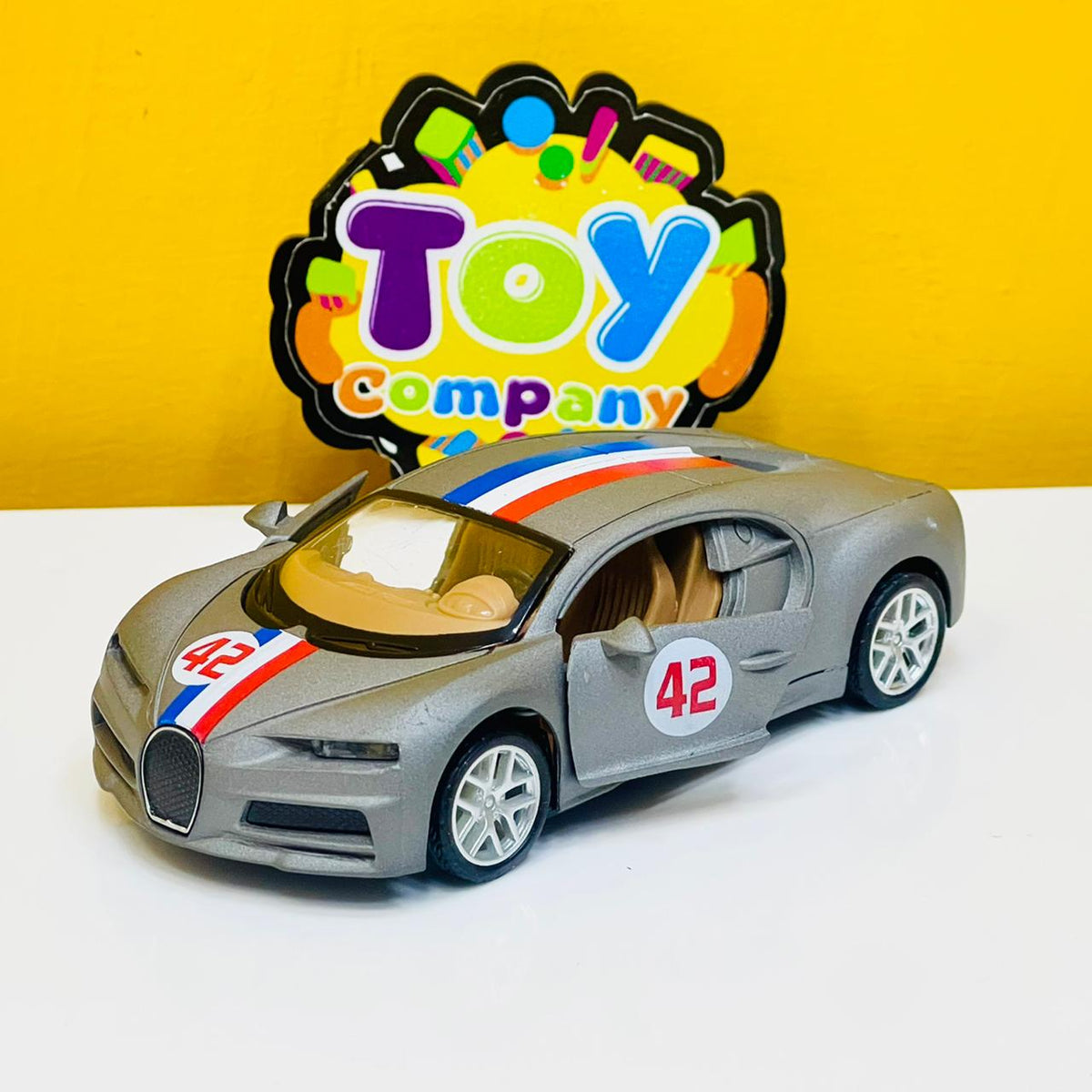 1:36 Scale Diecast Bugatti Chiron Style Car