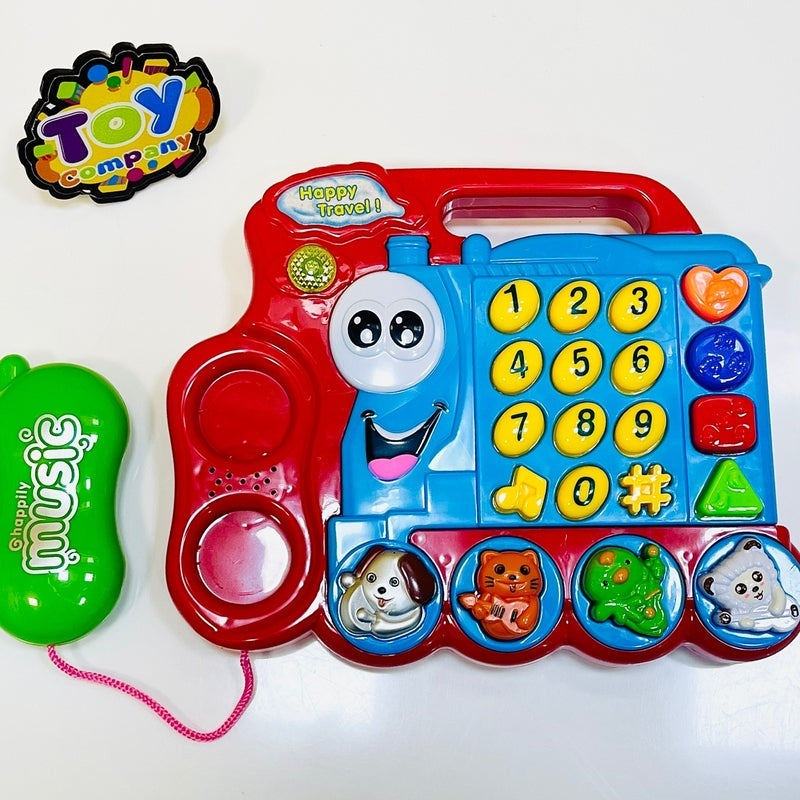 Train Shape Telephone with Lights & Sounds