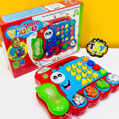Train Shape Telephone with Lights & Sounds