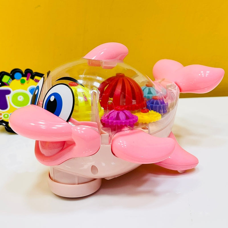 Cute Gear Dolphin with Lights & Sound