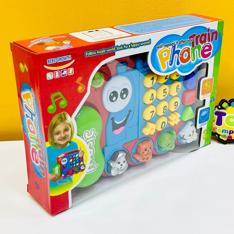 Train Shape Telephone with Lights & Sounds