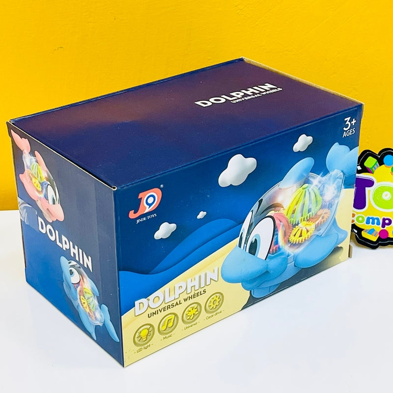 Cute Gear Dolphin with Lights & Sound
