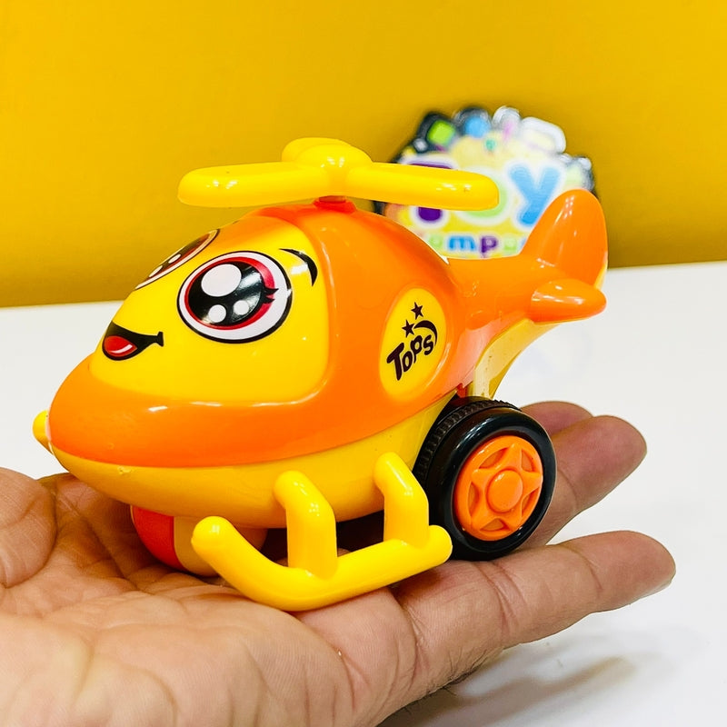 Friction Cartoon Helicopter Toy