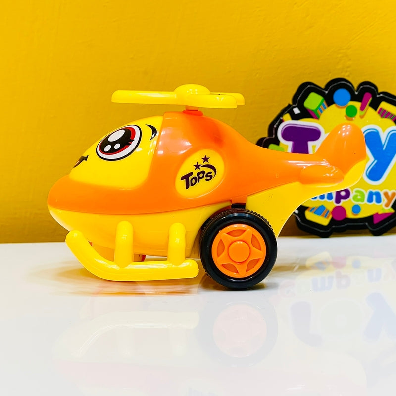 Friction Cartoon Helicopter Toy