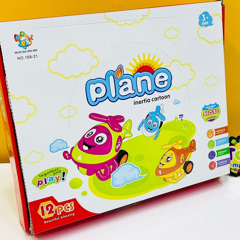 Friction Cartoon Helicopter Toy