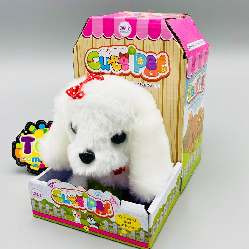 Cute Plush Pet Dog with Pet House Packaging
