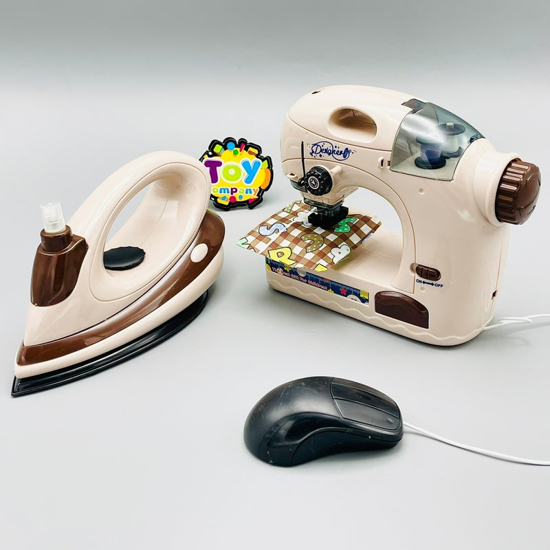 Pretend Play Mini Appliance Sewing Machine & Iron