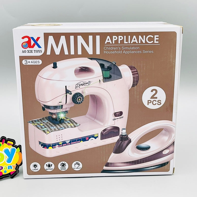 Pretend Play Mini Appliance Sewing Machine & Iron