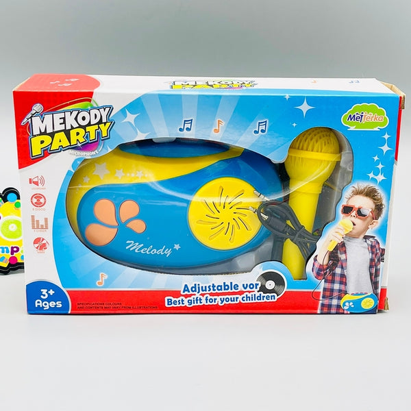 Cassette Player With Microphone - Blue