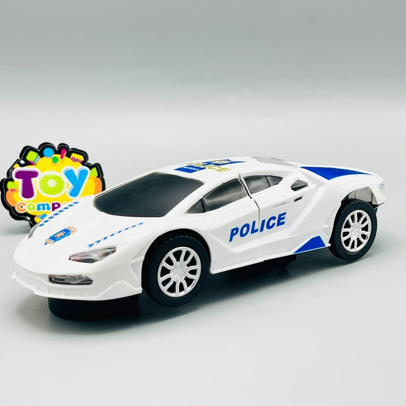 Transforming Police Sports Car