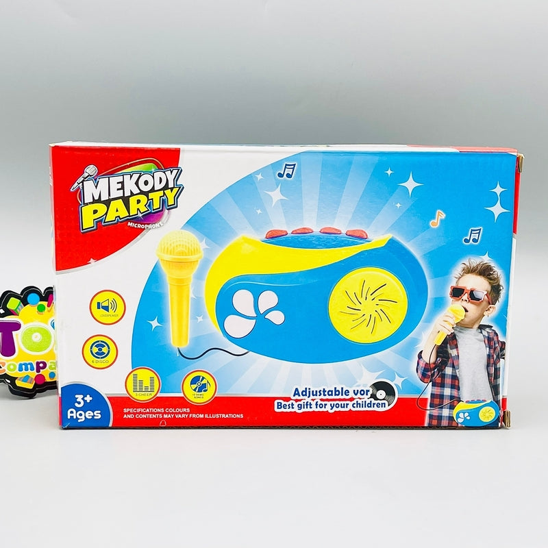 Cassette Player With Microphone - Blue