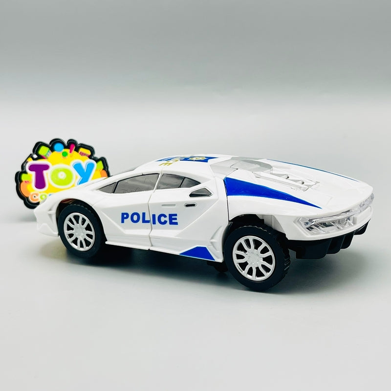 Transforming Police Sports Car