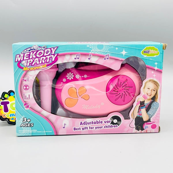 Cassette Player With Microphone - Pink