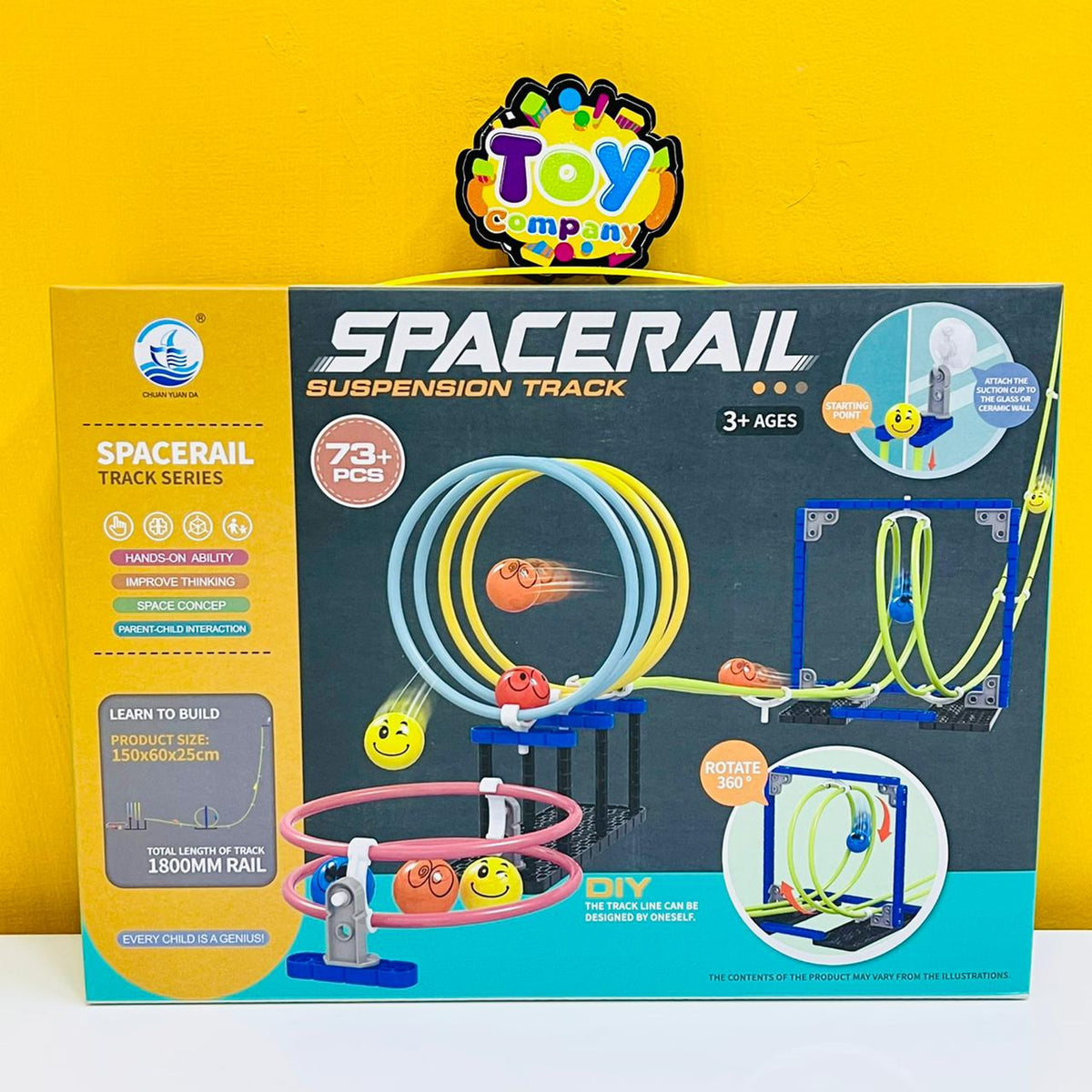 Space Rail Suspension Rotation Orbit Track
