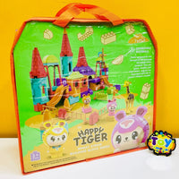 Happy Tiger Wheat Straw Building Blocks – 76Pcs