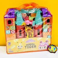 Happy Tiger Wheat Straw Building Blocks – 76Pcs