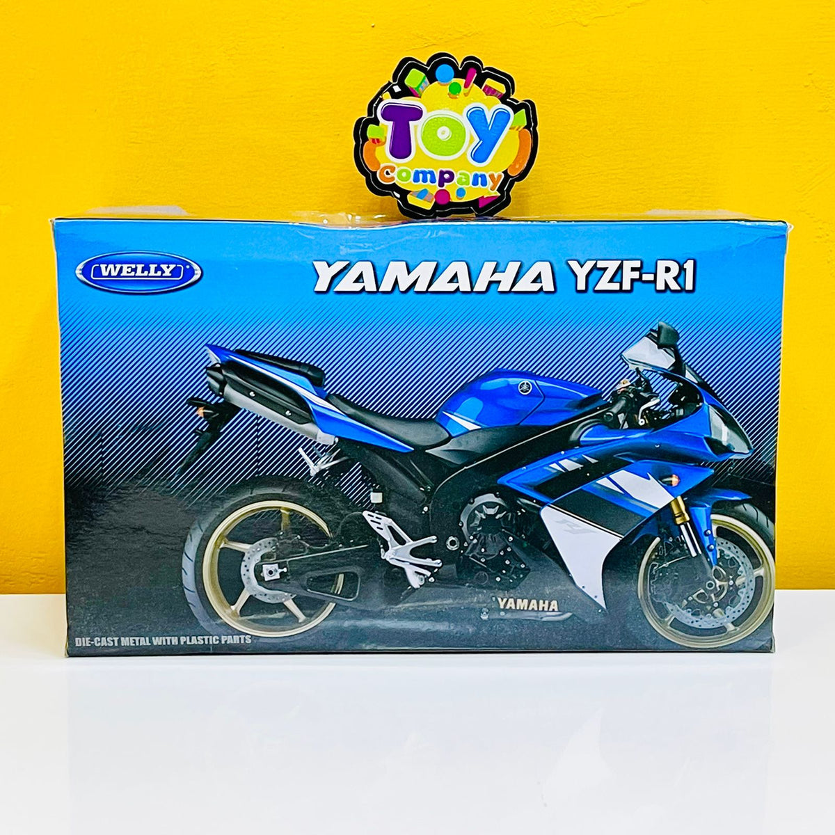 1:10 Diecast Yamaha YZF R1 by Welly - Licensed Model