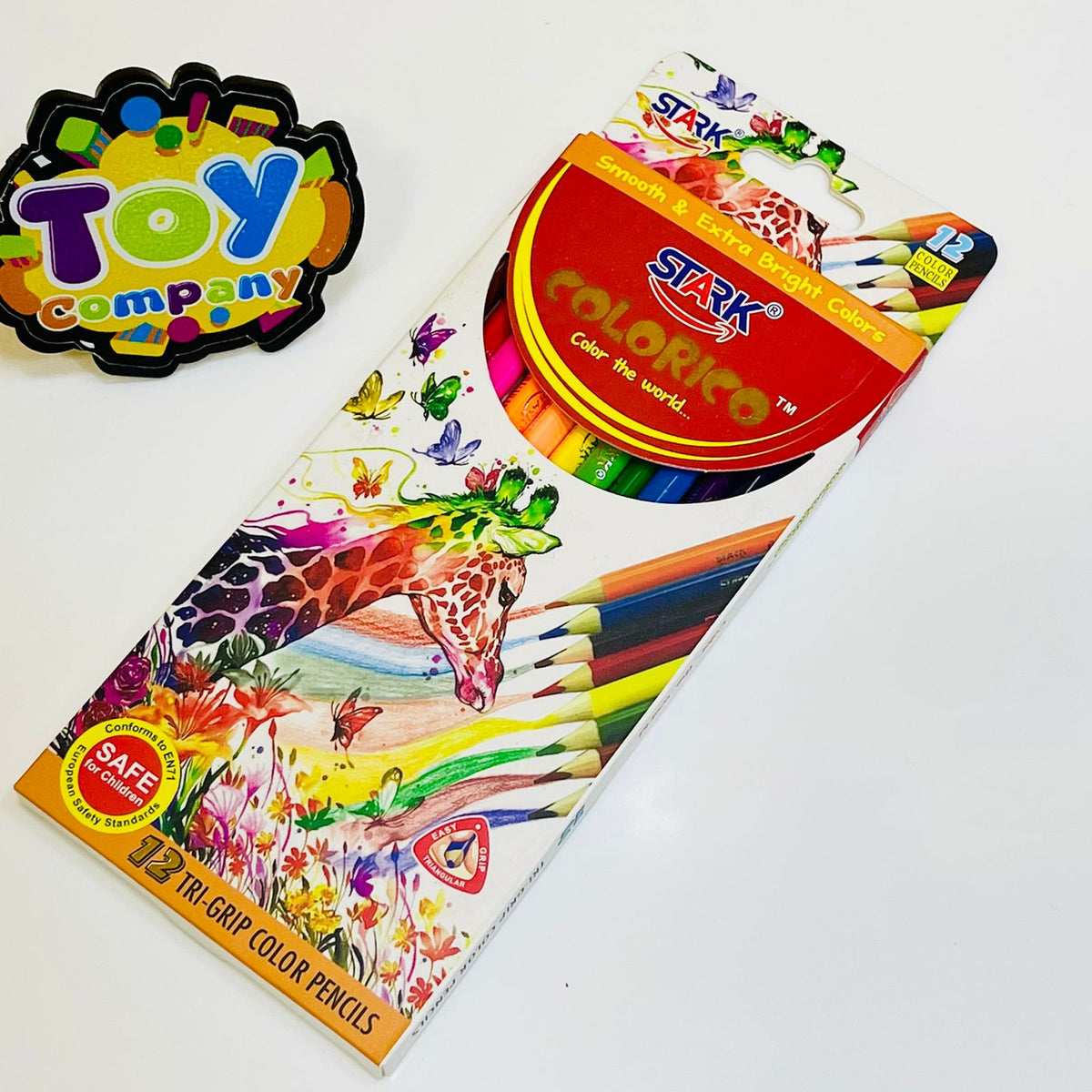 Stark Tri-Grip Color Pencils Pack of 12