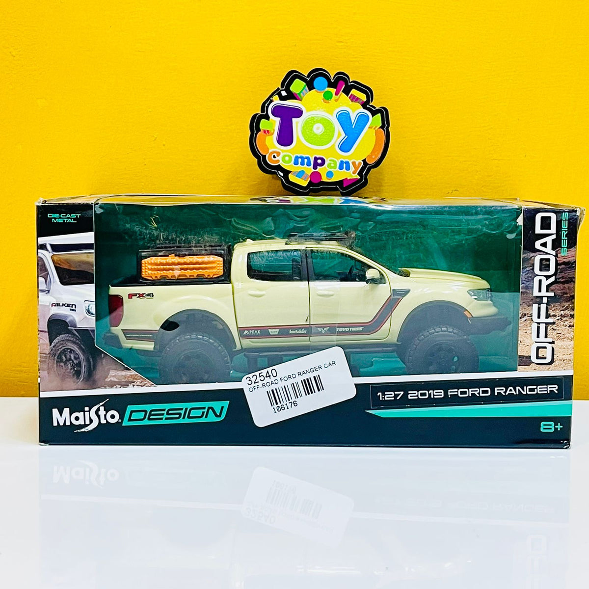 Maisto 1:27 Diecast 2019 Ford Ranger Lariat FX4 Pickup Truck