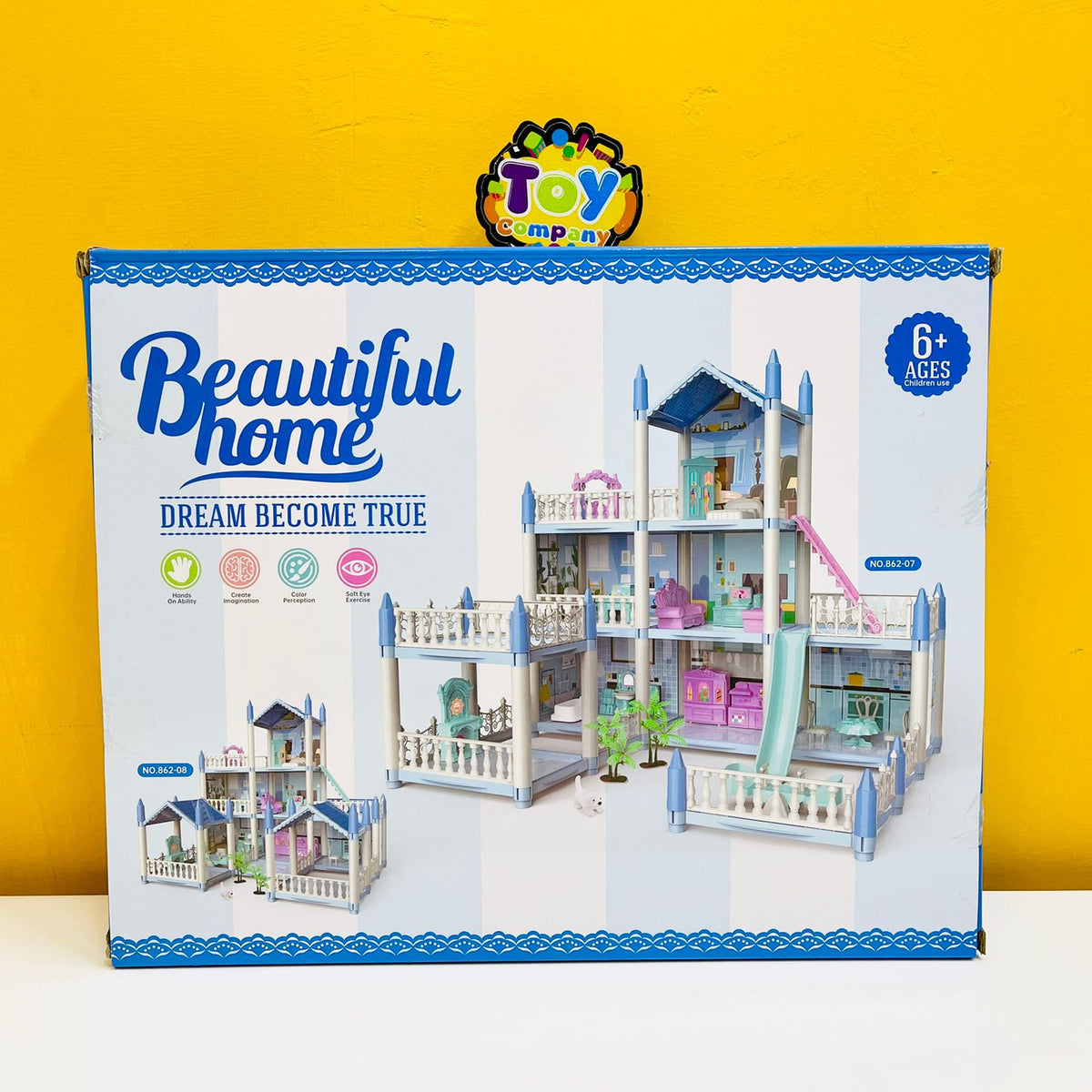 8 Rooms 3D Assembled DIY Doll House