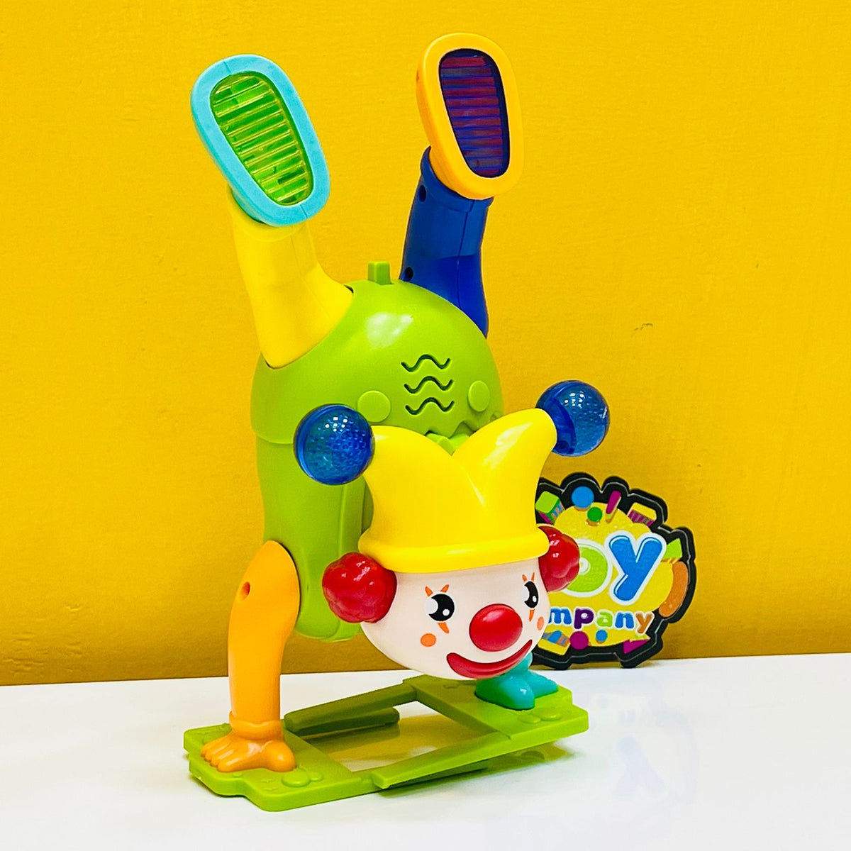 Electric Upside Down Dancing Clown Toy
