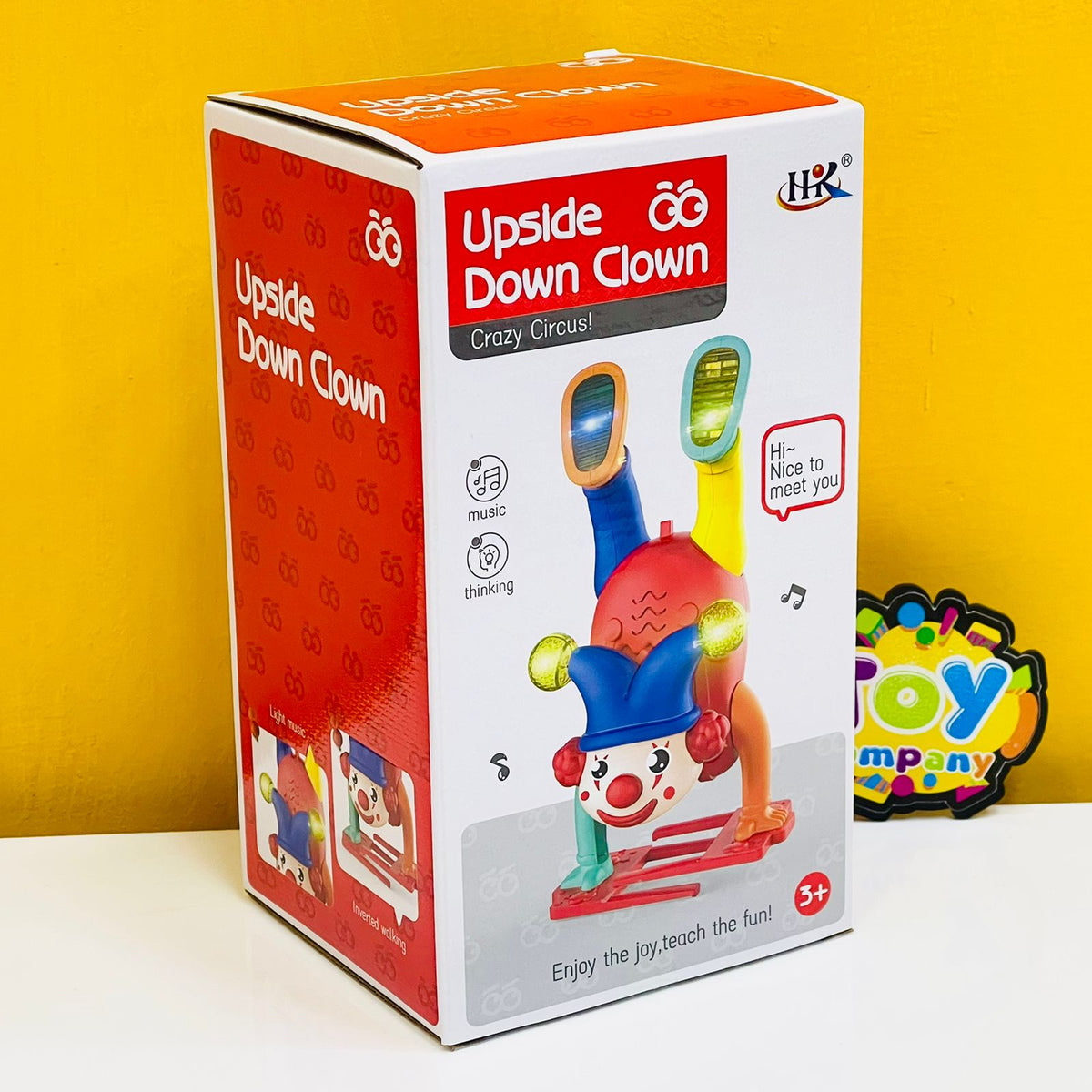 Electric Upside Down Dancing Clown Toy