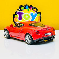 Kinsmart Alfa Romeo 4C Model Car