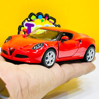 Kinsmart Alfa Romeo 4C Model Car