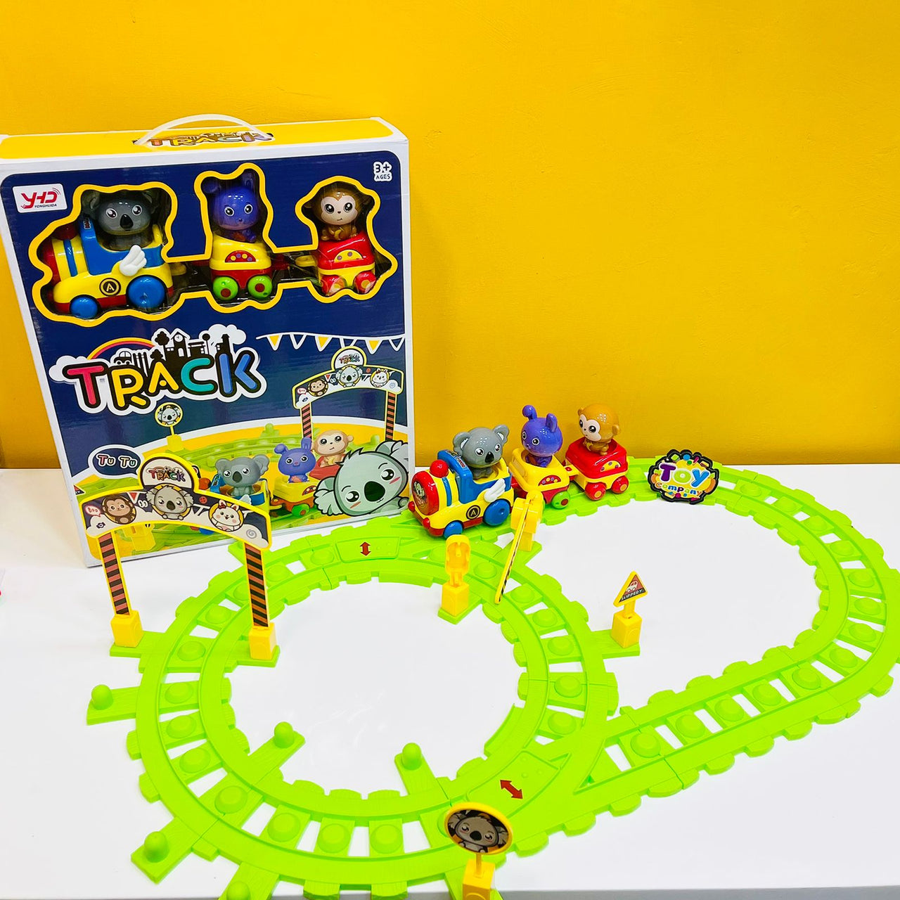 Colorful Cartoon Traffic Track Toy