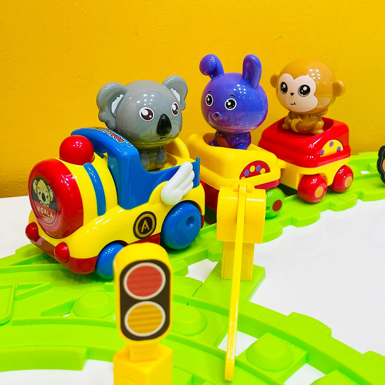 Colorful Cartoon Traffic Track Toy