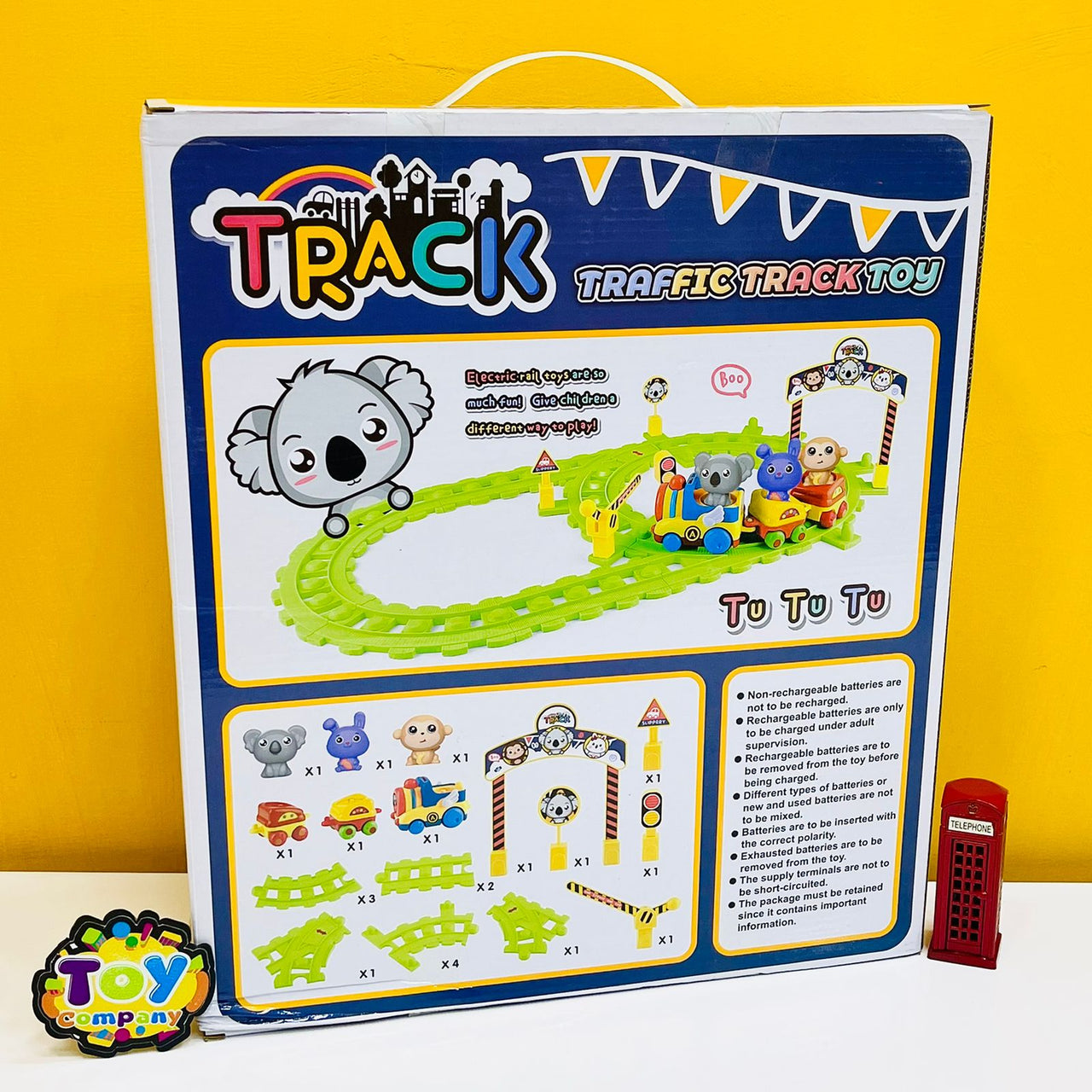 Colorful Cartoon Traffic Track Toy