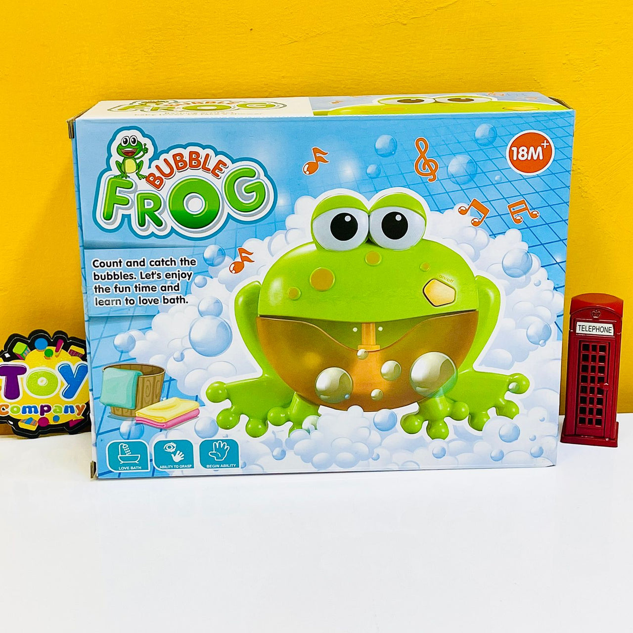 Cute Frog Bubble Bath Toy